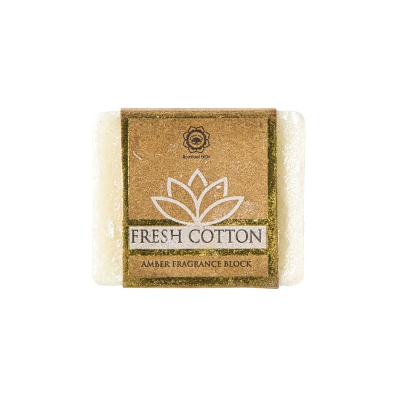 Amberblokje - fresh cotton
