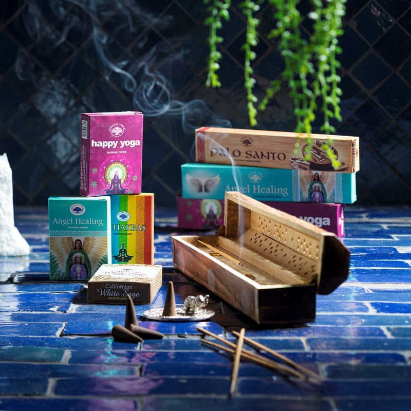 Wierookkegeltjes Happy Yoga - 10 stuks