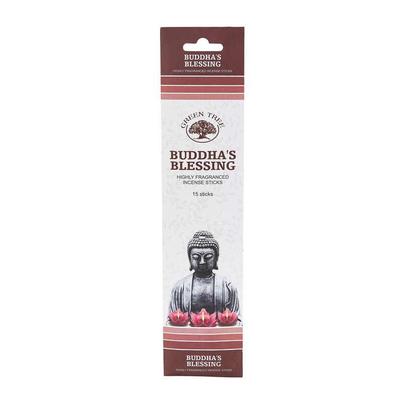 Wierooksticks Green Tree - budhha's blessing - 15 stokjes