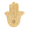 Wierook brander hand - goud - 15x2.8x19 cm