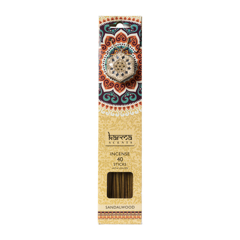 Wierooksticks karma scents - sandelhout - 30 cm 