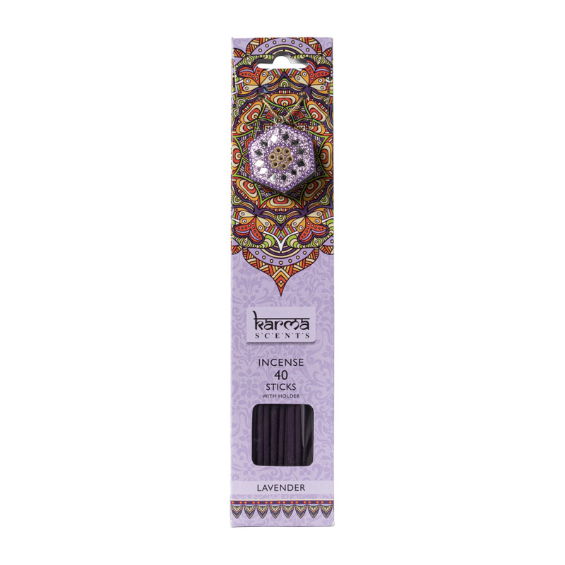 Wierooksticks karma scents - lavendel  - 30 cm 