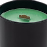 Geurkaars met houten lont - fresh leaf