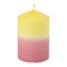 Kleine dip-dye kaars - diverse varianten - ø6.5x10 cm