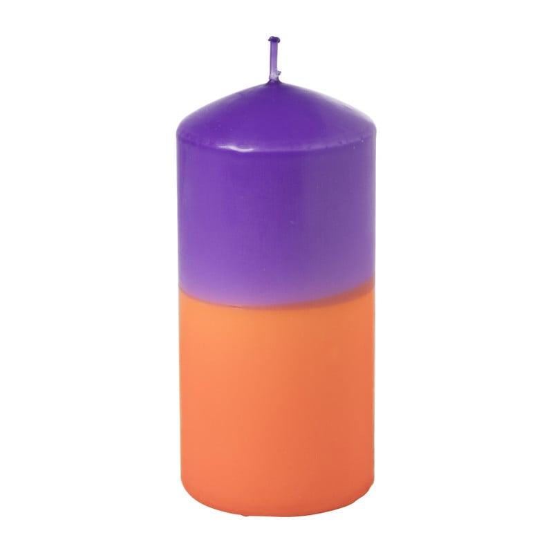 Grote dip-dye kaars - diverse varianten - ø6.5x14 cm