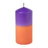 Grote dip-dye kaars - diverse varianten - ø6.5x14 cm