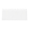 Dinerkaarsjes smal - set van 20 - 10 cm
