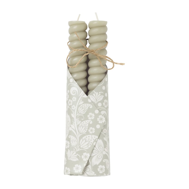 Dinerkaars twist smal - groen - set van 2