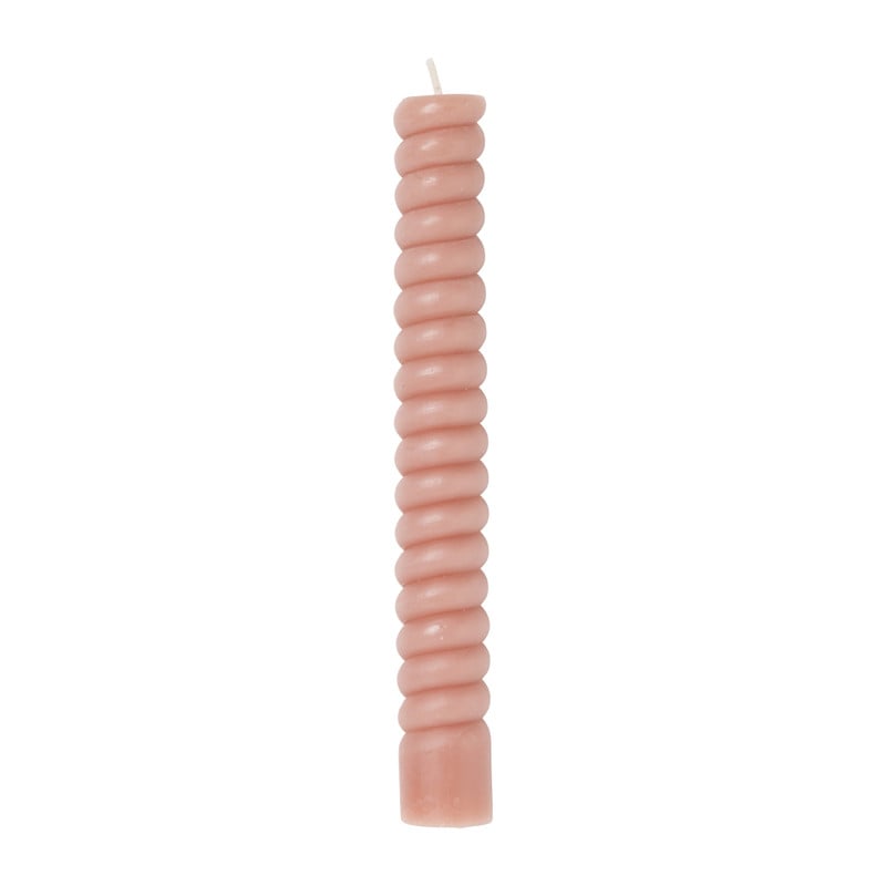 Dinerkaars twist smal - bruin - set van 2