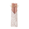 Dinerkaars twist smal - bruin - set van 2