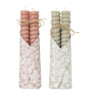 Dinerkaars twist smal - bruin - set van 2
