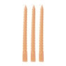 Dinerkaarsen twist - set van 3 - diverse varianten - ø2x25 cm