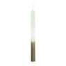 Dinerkaars dipdye - groen/wit - ø2.15x25 cm