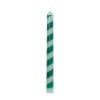 Dinerkaars streep - groen - ø2.15x25 cm