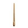 Dinerkaars metallic twist - roségoud - ø2x25 cm
