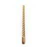 Dinerkaars metallic twist - roségoud - ø2x25 cm