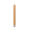 LED dinerkaarsen - taupe - set van 2 - ø2.2x24.5 cm