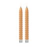 LED dinerkaars  twist - taupe - set van 2 - ø2.2x24.5 cm