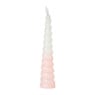 LED dinerkaars swirl - roze - ø5x20 cm