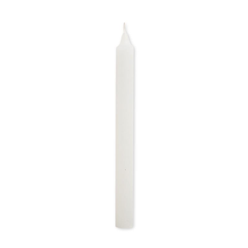 Dinerkaars rustiek - wit - ø2x24 cm 