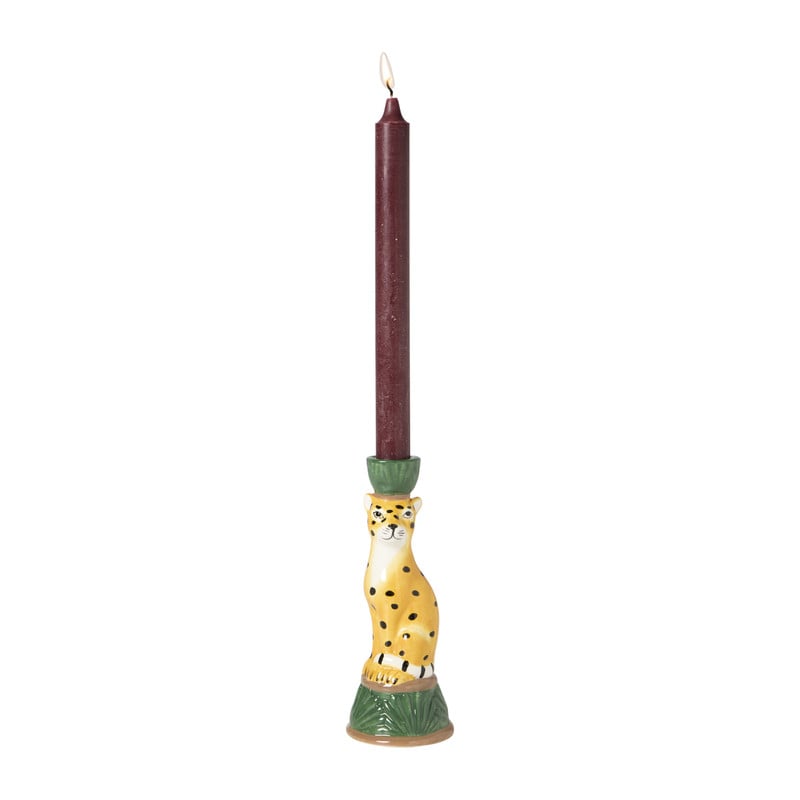 Dinerkaars rustiek - bordeaux rood - ø2x24 cm