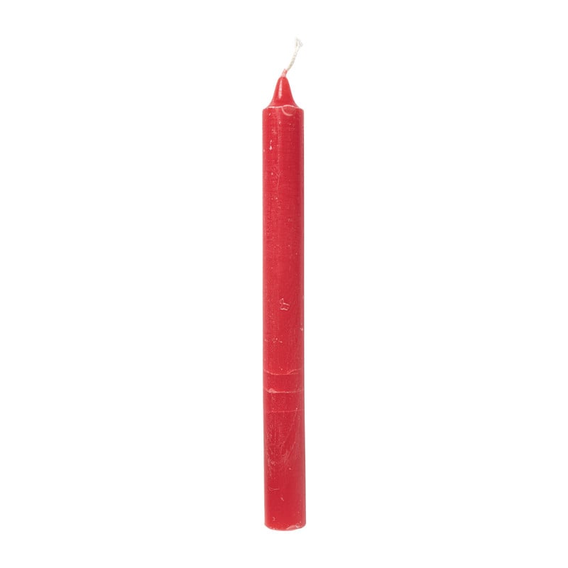 Dinerkaars rustiek - rood - ø2x24 cm 