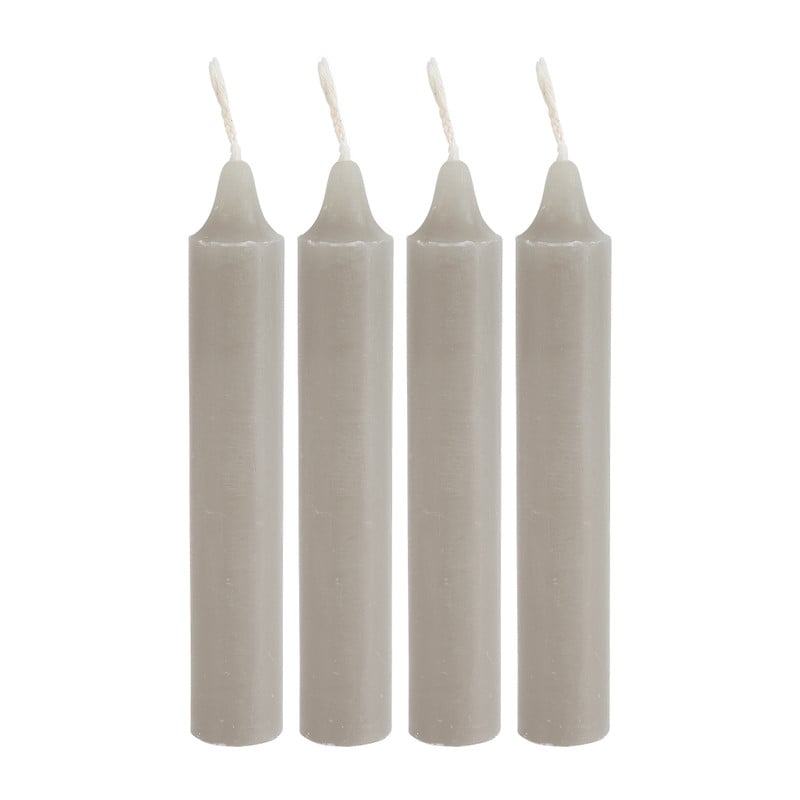 Dinerkaars rustiek - grijs - set van 4