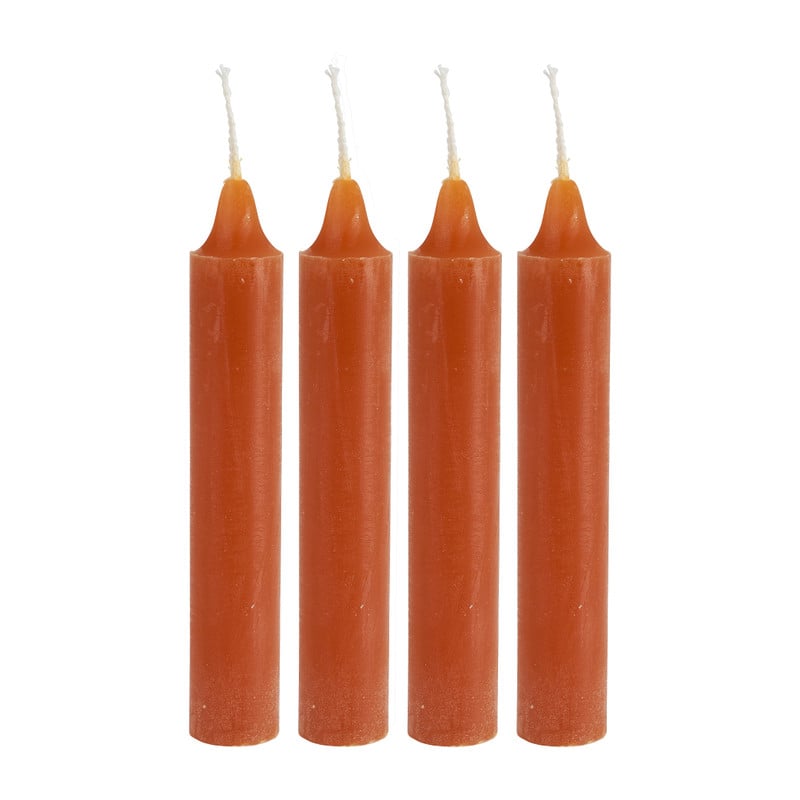 Dinerkaars rustiek - cognac - set van 4
