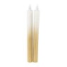LED dinerkaars - goudkleurig - set van 2