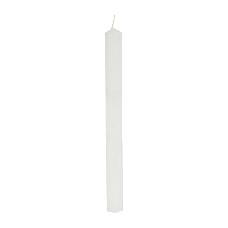 Dinerkaars rustiek - wit - ø2x24 cm 