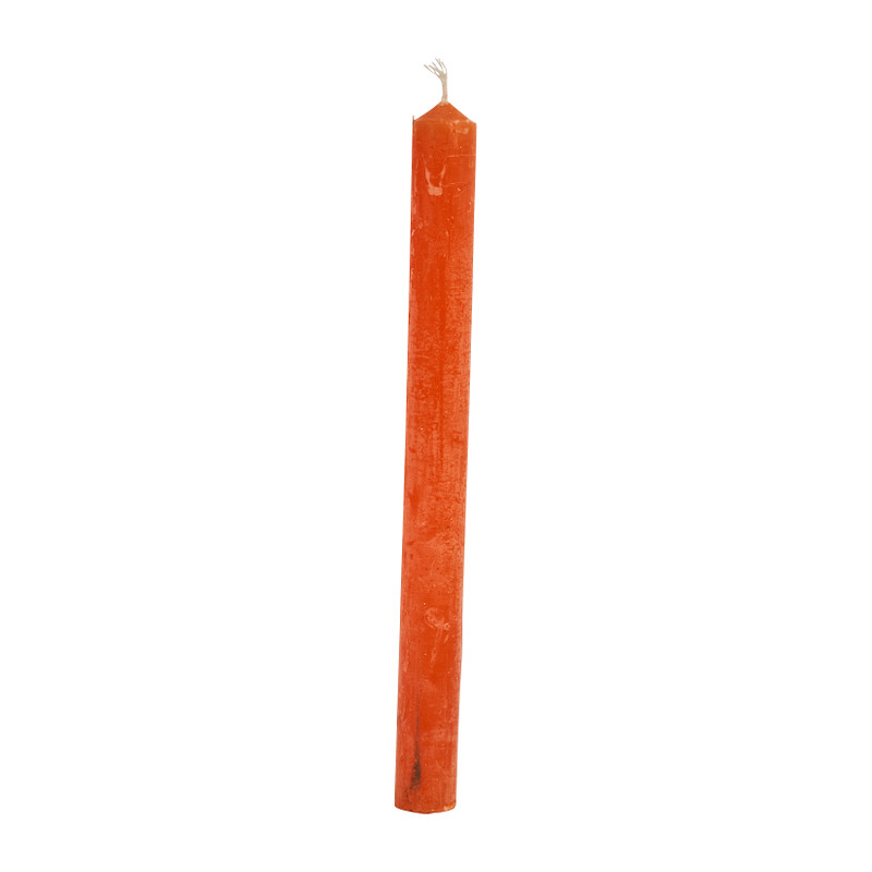 Dinerkaars rustiek - oranje - ø2x24 cm