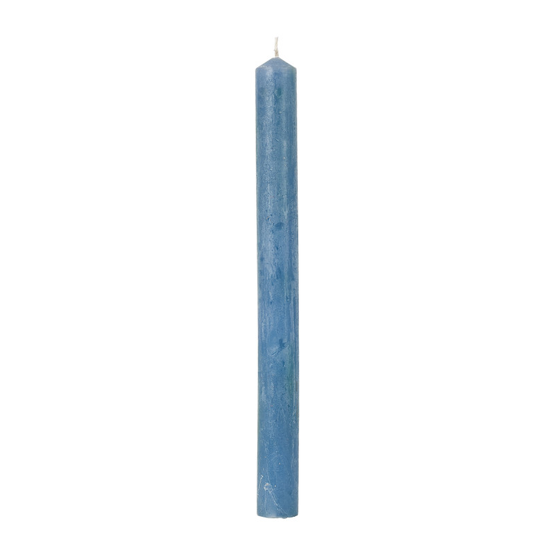 Dinerkaars rustiek - blauw - ø2x24 cm