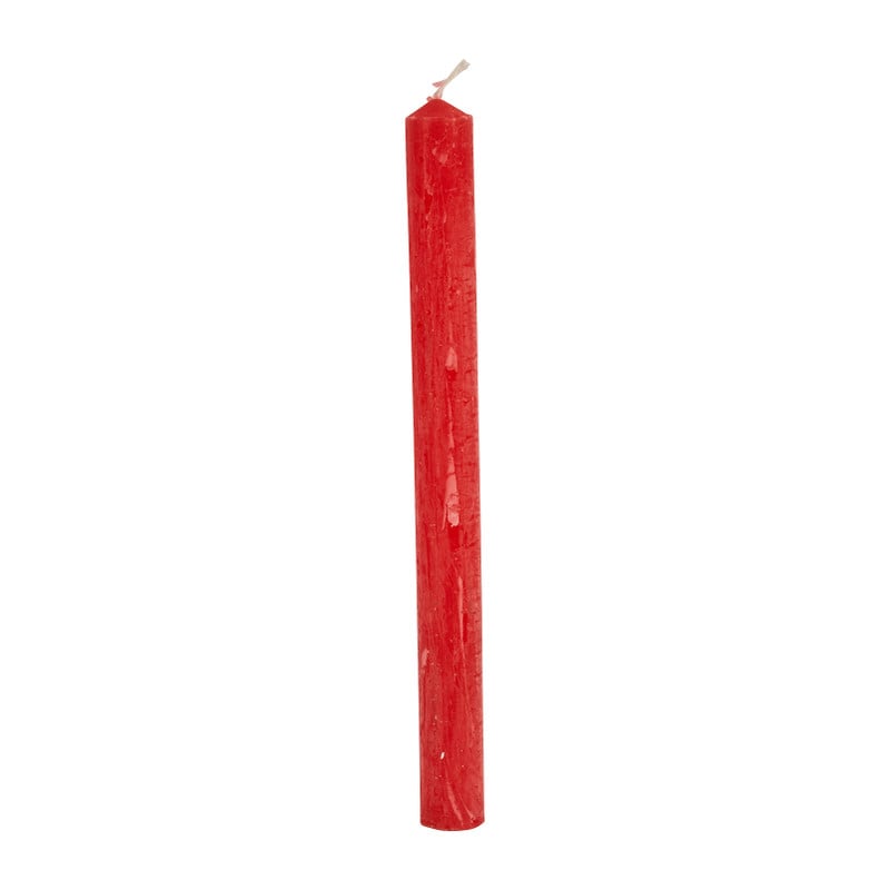 Dinerkaars rustiek - rood - ø2x24 cm