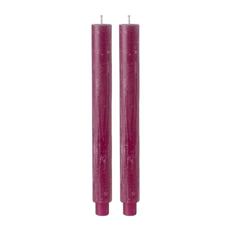 Dinerkaars dik - framboos - ⌀3x29 cm