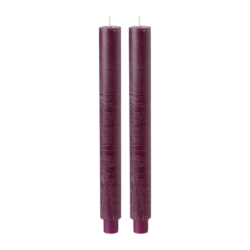 Dinerkaars dik - paars - ⌀3x29 cm