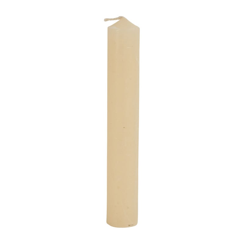 Dinerkaarsjes set van 4 - ivoor - 14 cm