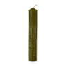 Dinerkaarsjes set van 4 - mosgroen -14 cm