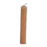 Dinerkaarsjes set van 4 - taupe - 14 cm