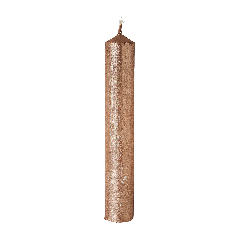Dinerkaarsjes set van 4 - champagnekleur -14 cm
