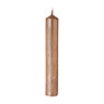 Dinerkaarsjes set van 4 - champagnekleur -14 cm