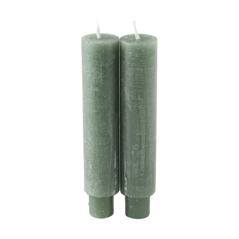 Dinerkaars dik - pine groen - ⌀3x15 cm 