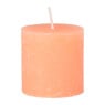 Neon kaars klein - oranje - ø 6.8 x 7 cm