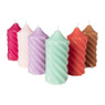 Stompkaars twist - lila - ø6x15 cm