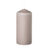 Stompkaars glad - beige - ø6x13 cm