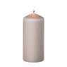 Stompkaars glad - beige - ø6x13 cm