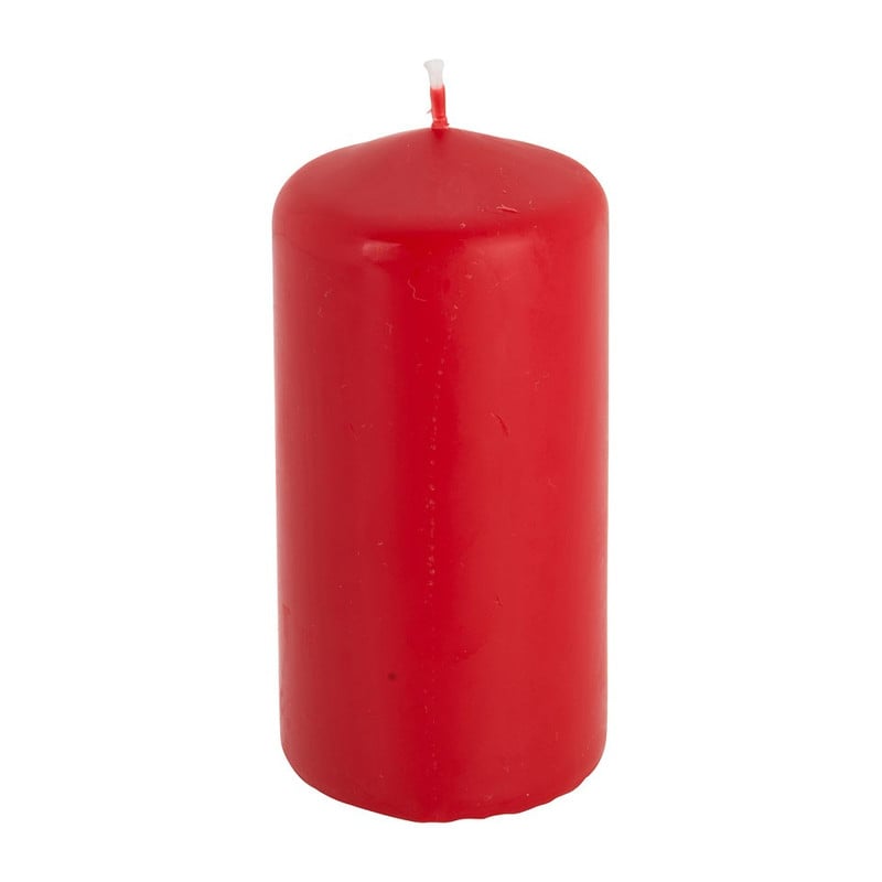 Bolsius stompkaars - rood - 10x5 cm
