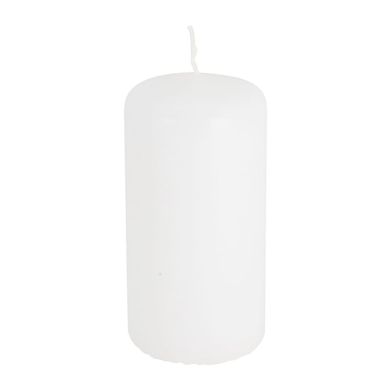 Bolsius stompkaars - wit - 12x6 cm