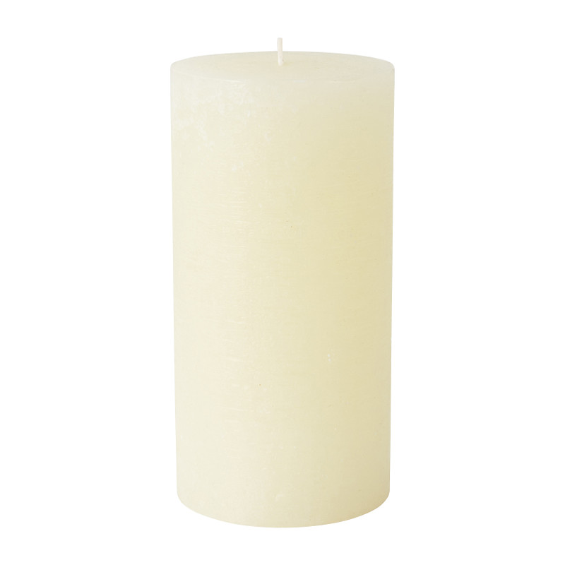 Kaars rustiek XXL - ivoor - ⌀10x20 cm 