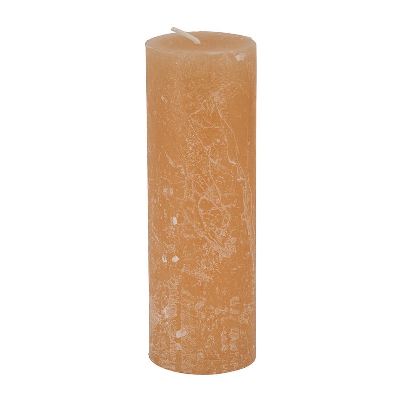 Kaars rustiek - beige - 5x15 cm 