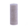 Kaars rustiek - taupe - 7x18